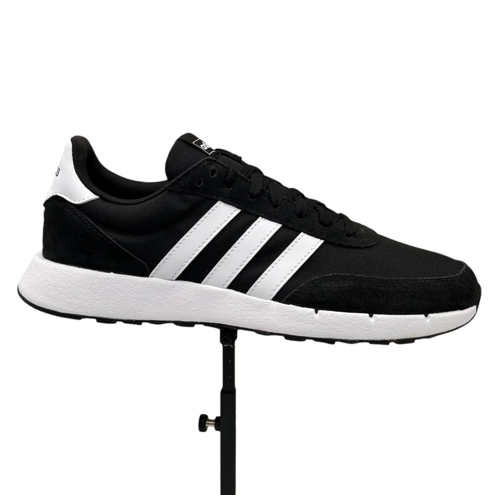 adidas‎ Run 60s 2.0 Men's Running Shoes Size 10 Black-White Retro-inspired